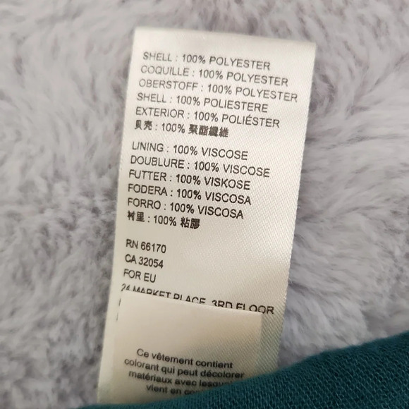 FREE PEOPLE Vivienne Velvet mini green polyester skirt size 10 - Picture 8 of 13